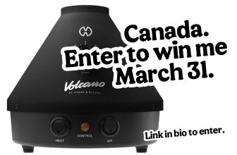 Hotbox Canada Announces Giveaway Of Black Volcano Classic Vaporizer To Celebrate New Website Launch
