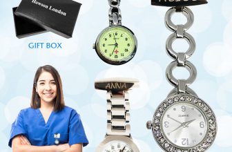 Personalised Nurse Watch Engraved Diamante Fob Carer Birthday Valentines Gift