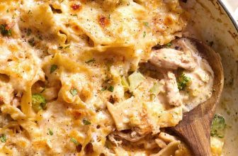 Chicken and Broccoli Skillet Lasagna