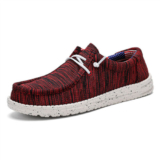 Hey Dude Men’s Wally Eco Sox Shoes Slip On Casual Sneaker New 2024 canvas shoes