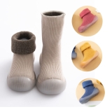 Baby Toddlers Anti-slip Slippers Girl Boys Kids Cotton Socks Shoes Winter 0-24M