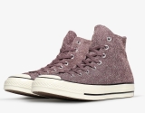Converse Chuck 70 Hi Hairy Suede Violet UK9.5 Men’s Trainers Sneakers New No Box
