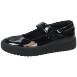 Girls Barbie School Shoes Officially Licenced Mary Jane PU Leather School Loafer