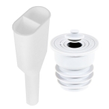 Drain Hose Connector + Seal Plug 2 to 1 Washing Machine Dishwasher Outlet Kit