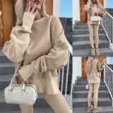 2PCS Womens Autumn Tracksuit Sweatshirt Hoodies Pants Loungewear Outfit Set