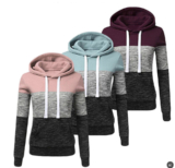 Womens Hooded Sweatshirt Ladies Winter Warm Hoodies Pullover Blouse Tops Jumper
