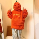 Plush Lamb Fleece Hoodies Thicken Warm Hoodie Women Hooded Sweatshirt  Women
