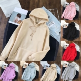 Women’s Long Sleeve Sweatshirt With Pocket Loose Streetwear Hoodies Tops
