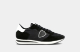 Men’s Sneaker Philippe Model Tropez in suede and fabric Black art. TZLU 2109