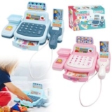 Cash Register Toy Kids Simulation Sounds Pretend Play Shop Till Cash Scanners