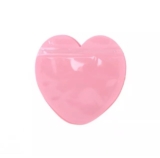 10Pcs Pink Ziplock Bag Transparent Heart Plastic Seal Bags For Sweets -Jewellery