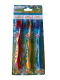 3pc Kids Children Nano Toothbrush Oral Dental Soft Bristles Manual Grip Baby