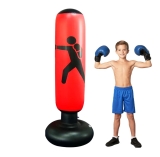 INFLATABLE BOXING POST KIDS TRAINING EXERCISING PUNCHING BAG 140CM SANDBAG TEENS