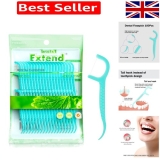 Compact Mint Flavored Dental Floss Picks 100 Pcs – Safe for Kids’ Dental Care