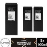 Lynx Urban Daily Fragrance Precision Deodorant Pump Spray, 3x 100ml