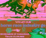 We Let Our Horse Racing Industry Go