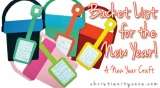 Bucket List for the New Year! A New Year Craft