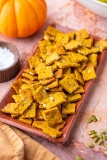 Sourdough Pumpkin Crackers (Savory + Crispy)
